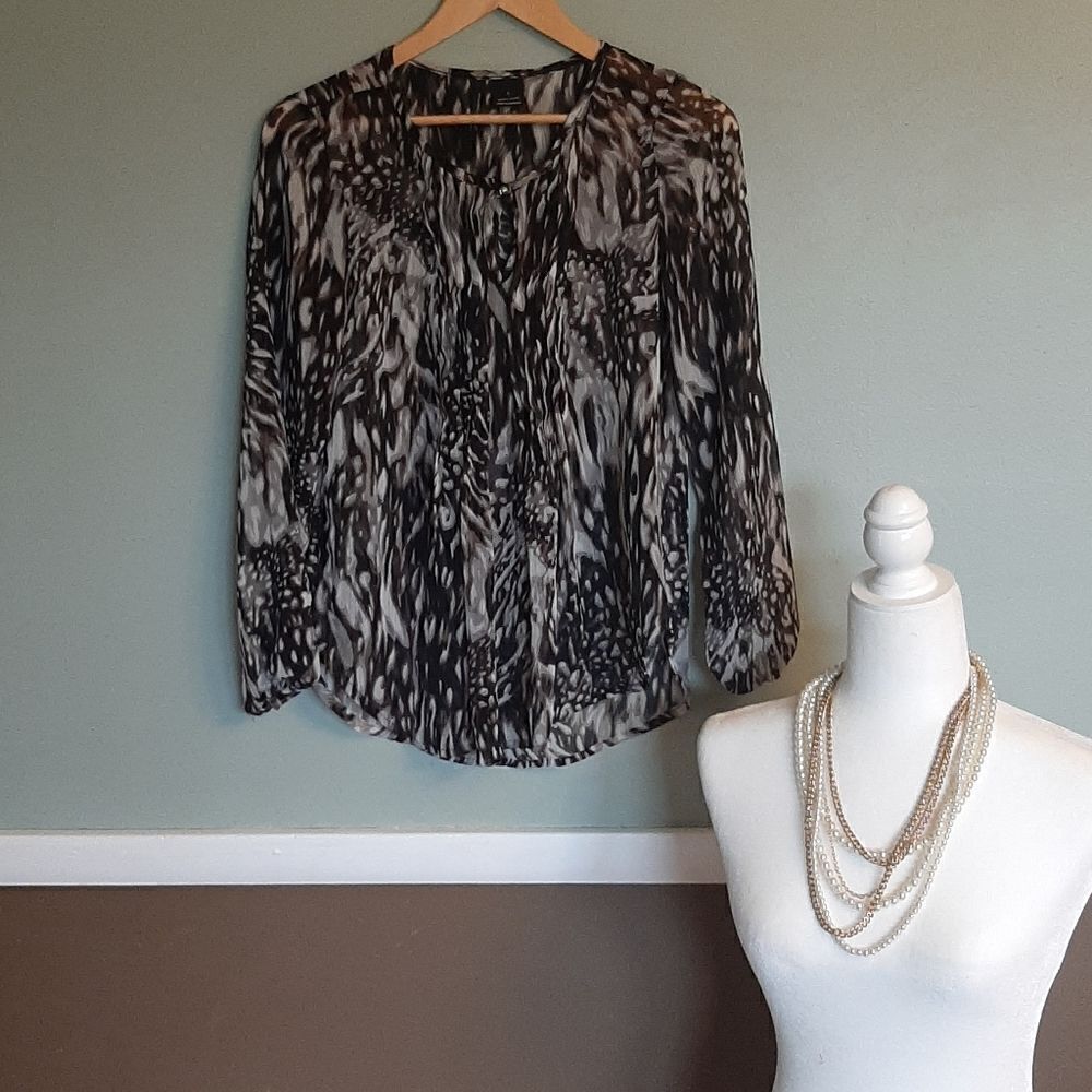 NWOT New Directions Dressy Sheer Tunic Size Small
